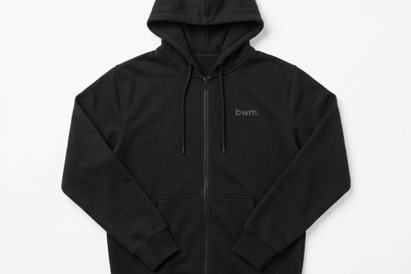 Zip Hoodie - black
